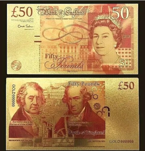 New pound 24k gold - £,