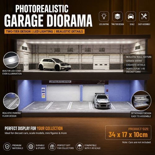 Diorama 43 showroom - uk, 1/43