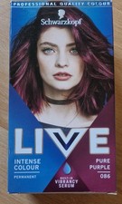 Schwarzkopf Live Intense Colour Permanent Hair Dye Pure Purple 086