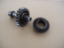 Norton International/Manx Cambox Gear and Shaft Plus Bevel Gear Used