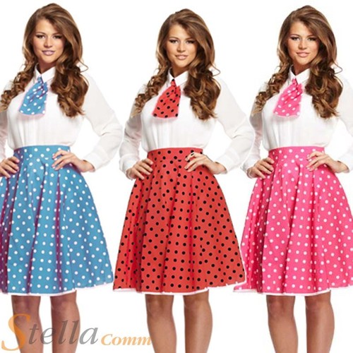 Ladies polka dot rock roll - ladies, n