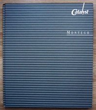 MG Montego Turbo Catalyst Information Portfolio Hardback Brochure 1989 Book