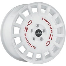 ALLOY WHEEL OZ RACING RALLY RACING FOR NISSAN MICRA 7X17 4X100 RACE WHITE R R9D