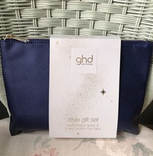 GHD GIFT SET HEAT PROTECT SPRAY 120ML + LTD ED DIAMANTE CLIPS X 2 + WASH BAG NEW