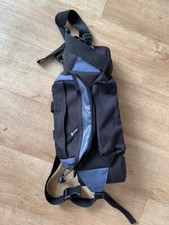 Black Bum Bag with 2 bottle carriers
