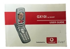 Sharp GX10i phone users guide manual book instructions operating