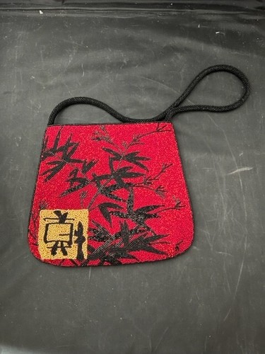 Chico red beaded - chico's, bag