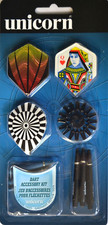 UNICORN DART ACCESSORY KIT FLIGHTS STEMS FLIGHT PROTECTORS NEW OLD STOCK