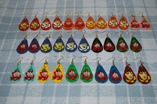 43mm Long Wooden Drop Earrings