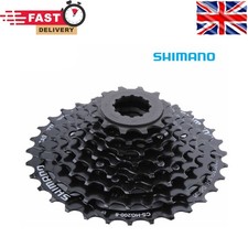 Shimano 8 Speed Cassette CS-HG200-8 Cassette Gears for MTB Bike E Bike Black  