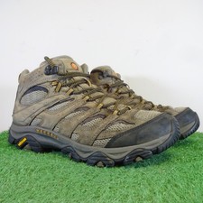 Merrell Boots Size 10 Men Brown Lace Up Moab 3 Mid Gore-Tex Walking Hiking Shoes