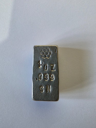 Troy 999 silver bullion - 1,