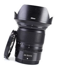 Nikon Z 24-70mm F4 S Nikkor Mirrorless Full Frame Lens Z Mount F&R Cap & Hood