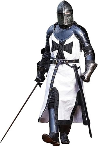 Medieval black templar - black, knight