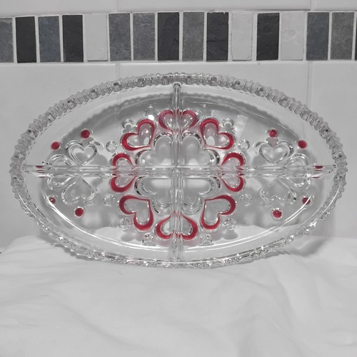 Walther glas red hearts oval - glas,