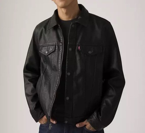 Levis men faux - faux, leather
