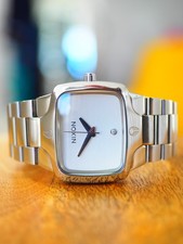 Nixon The Player SS Watch Silver Very Rare Nixon Watch