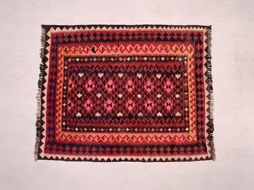 Vintage afghan tribal kilim - tribal,