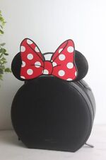 Minnie Mouse Disney Vanity Makeup Case With Ears & Red Lining