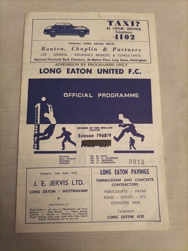 1968 long eaton united - 1968/69,