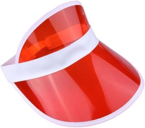 Unisex 80s style neon - neon, visor