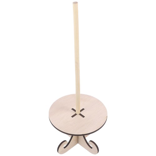 Wooden donut stand - wooden,