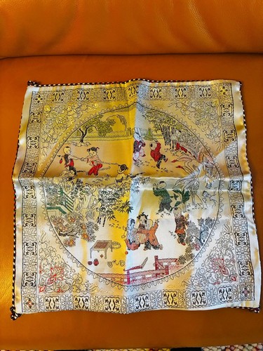 Chinese silk woven pillows - chinese,