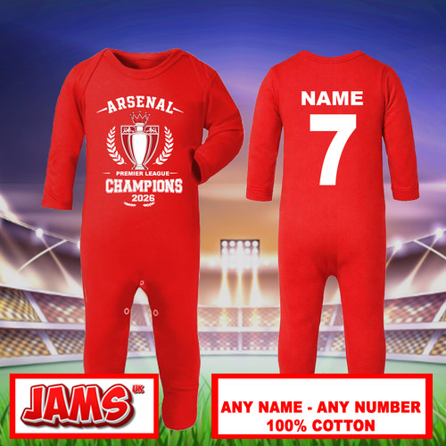 Personalised arsenal baby - arsenal,
