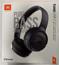 JBL Harman Tune 570BT On Ear Wireless Headphones Black USED