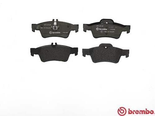 Rear brake pad set fits - pad,