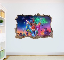 Mario Galaxy Movie Wall