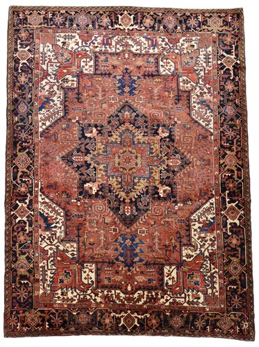 Persian heriz carpet 408cm - heriz,