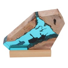 AShark Ship Diver Night Light