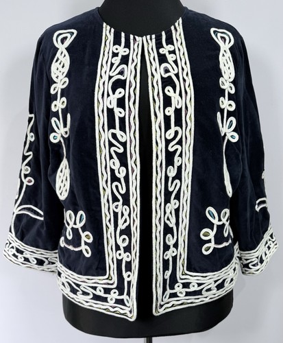 Monsoon navy velvet cornelli - navy,