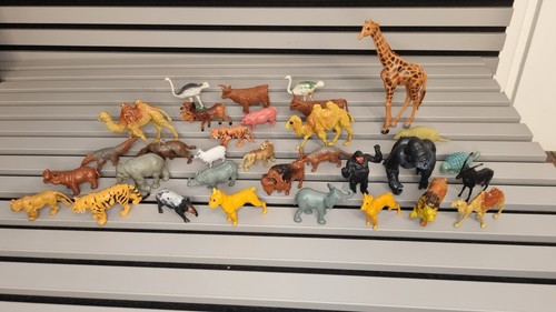 Vintage plastic animal toys - plastic,
