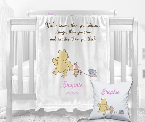 Baby blankets pooh - pooh, bear