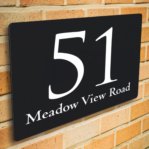 Floating house sign - floating,