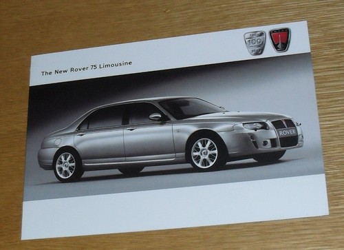 Rover limousine brochure - 75,