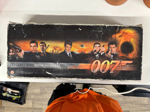 James bond vhs collection - bond,