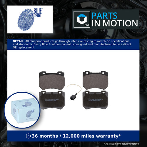 Brake pads set fits alfa - brake,