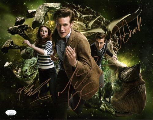 Doctor who 11x14 cast signed - doctor,