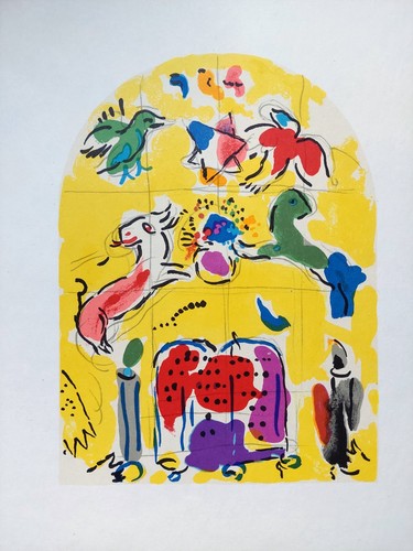 Marc chagall lithograph tribu - marc,