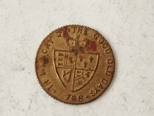 Spade Half Guinea Gaming Token - George III In memory of the good old days
