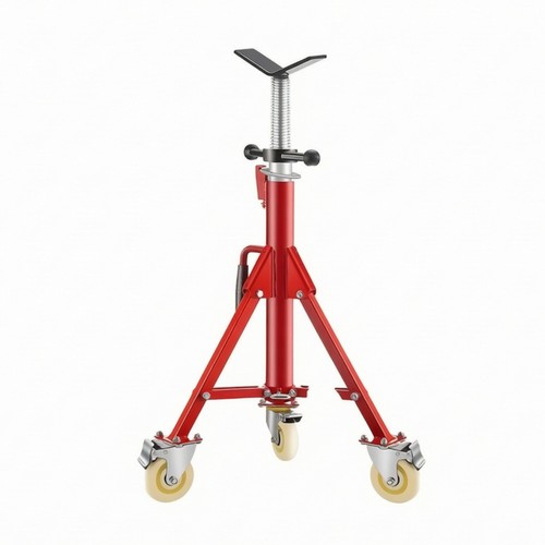 Pipe stand with wheels heavy - with,