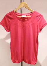 NEXT Pink Bubble Hem Top