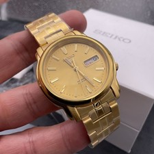 NEW SEIKO 5 AUTOMATIC GOLD