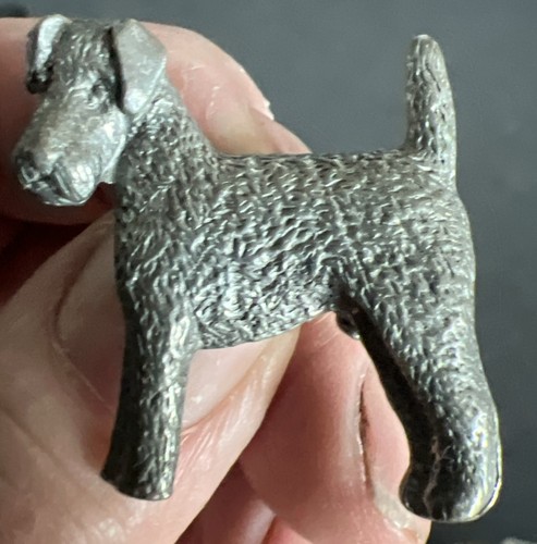 Vintage dog metal - dog,