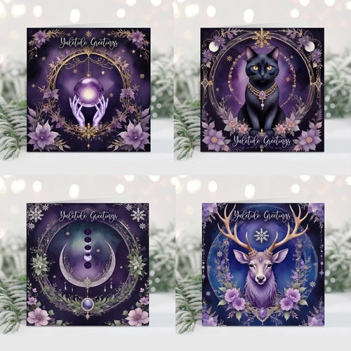 Purple mystical celestial - purple,