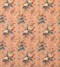 SANDERSON Lakeland Paradis Velvet Fabric 130cm Wx 97cm Long RRP £149M Sandstone