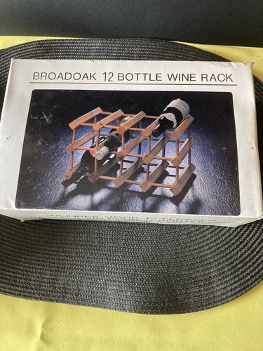 Oak bottle wine rack - oak, 12